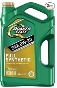 Quaker State Full Synthetic 0W-20 Motor Oil
