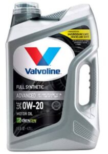 Valvoline Advanced Full synthetic SAE 0W-20 Motor Oil